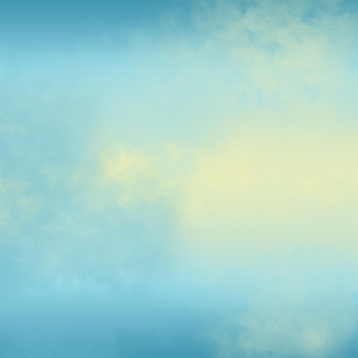 Fantasy background after adding in some yellow and blue texture/smoke.