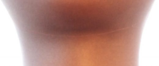 Zoomed in image of our figure's face showing seam between face and neck.