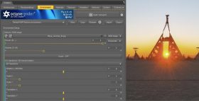 Screenshot of the Environment Map interface in Daz Studio Octane.