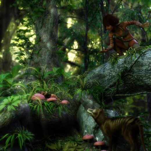 Qualifying item used Brita, Geneva Hair, Jungle Goddess & Greenleaf Outfit by DAZ Originals.