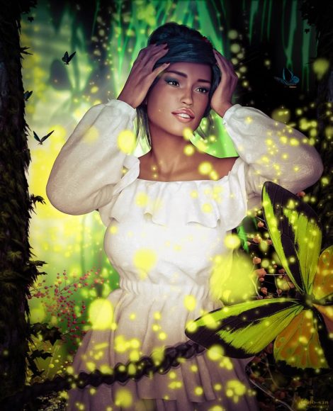 Qualifying items used – Maia Hair for Genesis 3 Female(s) by AprilYSH