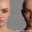 Side by side Victoria 8.1 face comparison of Daz Studio's PBR Iray Skin Shader and the Iray Uber Shader..